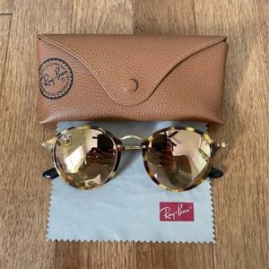 Ray-Ban Round Reflective Sunglasses